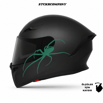 Büyük Örümcek Kask Sticker