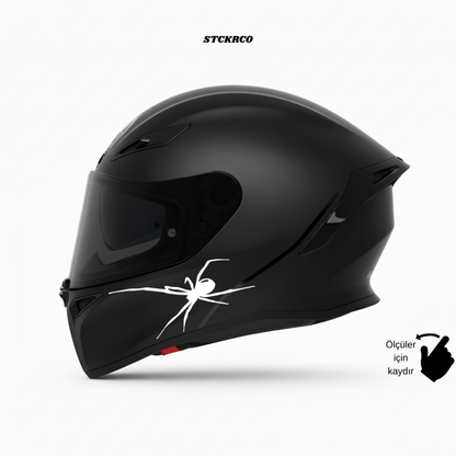 Örümcek Kask Sticker - Kask Çene Sticker | STCKRCOMPANY