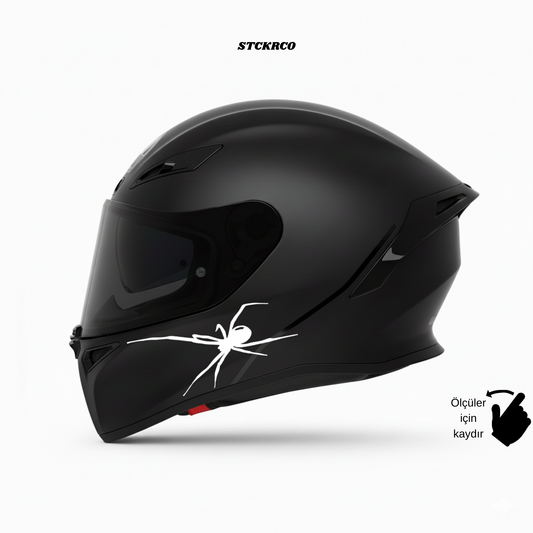 Örümcek Kask Sticker - Kask Çene Sticker | STCKRCOMPANY