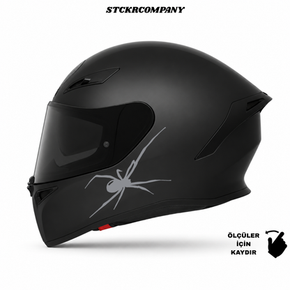 Örümcek Kask Sticker - Kask Çene Sticker | STCKRCOMPANY