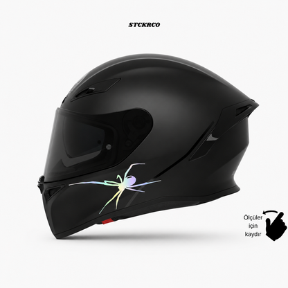 Örümcek Kask Sticker - Kask Çene Sticker | STCKRCOMPANY