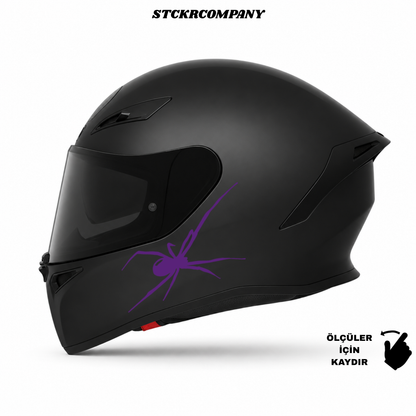 Örümcek Kask Sticker - Kask Çene Sticker | STCKRCOMPANY