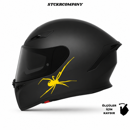 Örümcek Kask Sticker - Kask Çene Sticker | STCKRCOMPANY