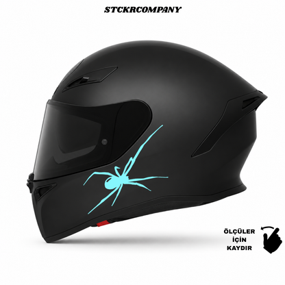 Örümcek Kask Sticker - Kask Çene Sticker | STCKRCOMPANY