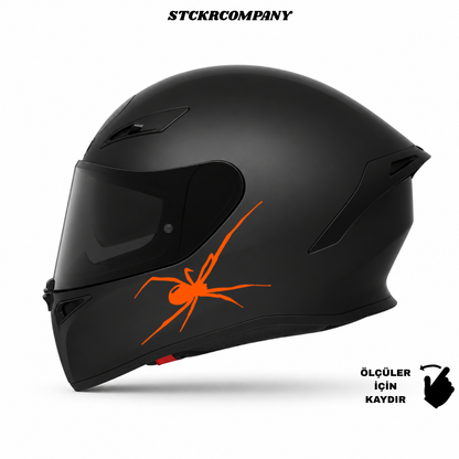 Örümcek Kask Sticker - Kask Çene Sticker | STCKRCOMPANY