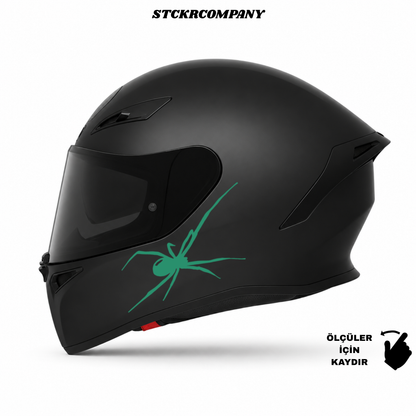 Örümcek Kask Sticker - Kask Çene Sticker | STCKRCOMPANY