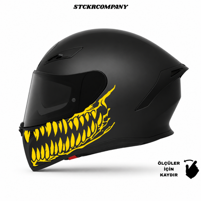 Ruroc Diş Kask Sticker