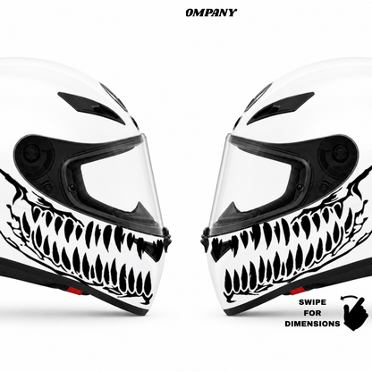 Ruroc Diş Kask Sticker
