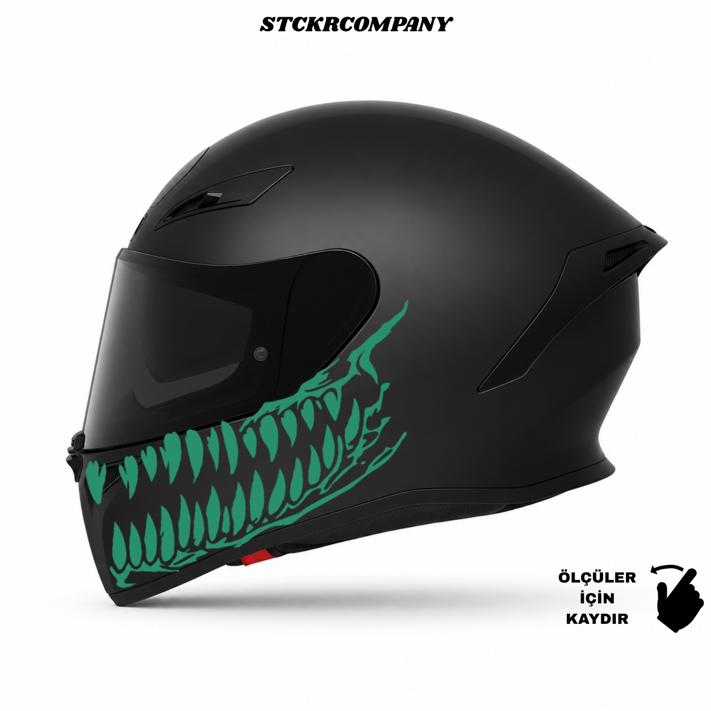 Ruroc Diş Kask Sticker
