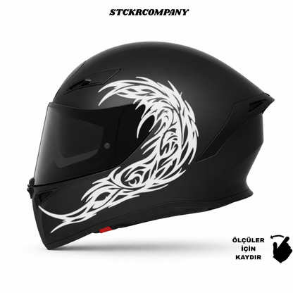 Tribal Dalga Kask Sticker
