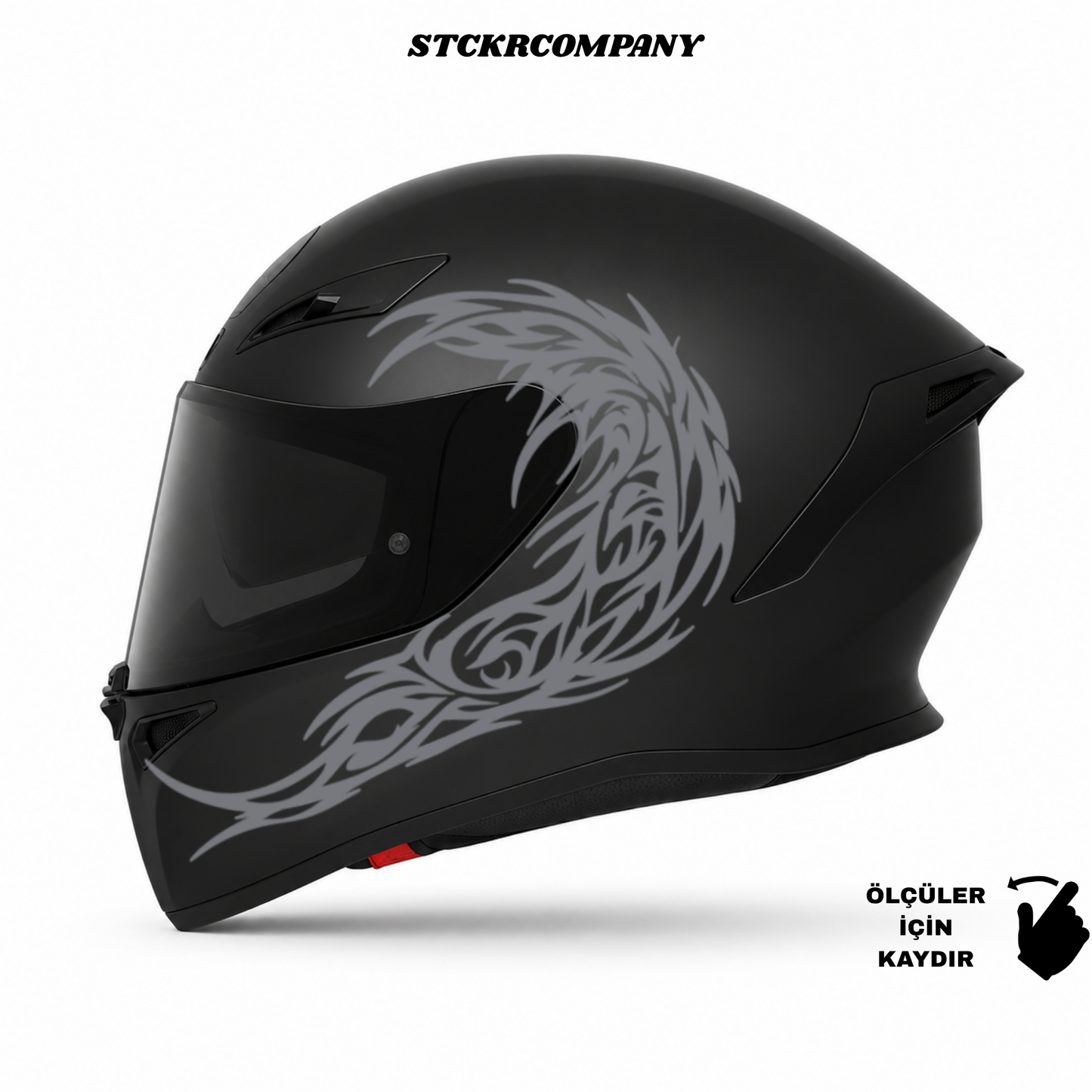 Tribal Dalga Kask Sticker