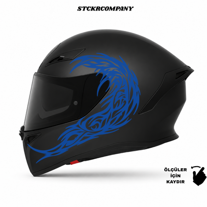 Tribal Dalga Kask Sticker