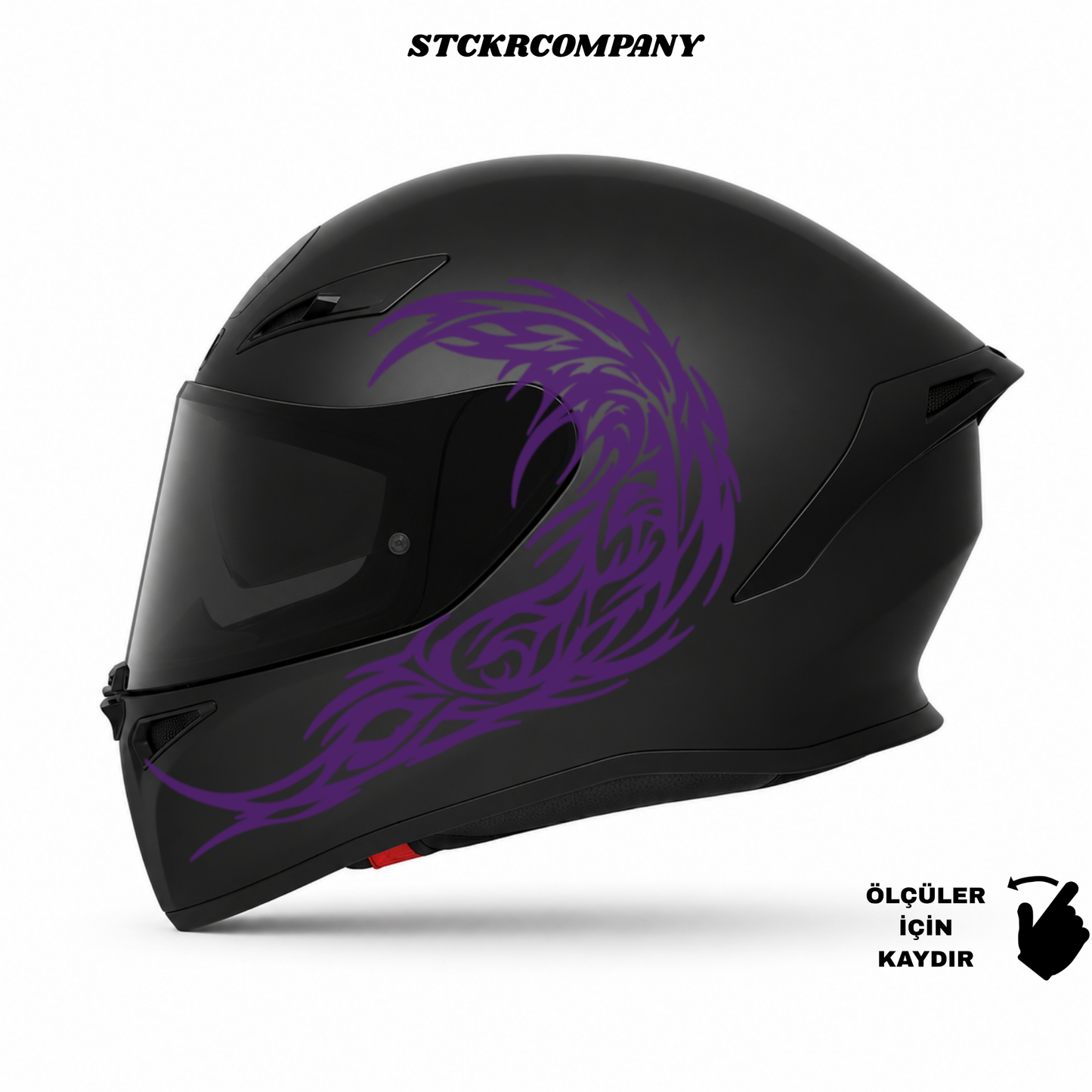 Tribal Dalga Kask Sticker