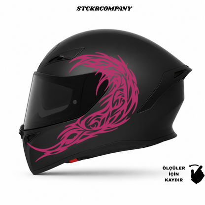 Tribal Dalga Kask Sticker
