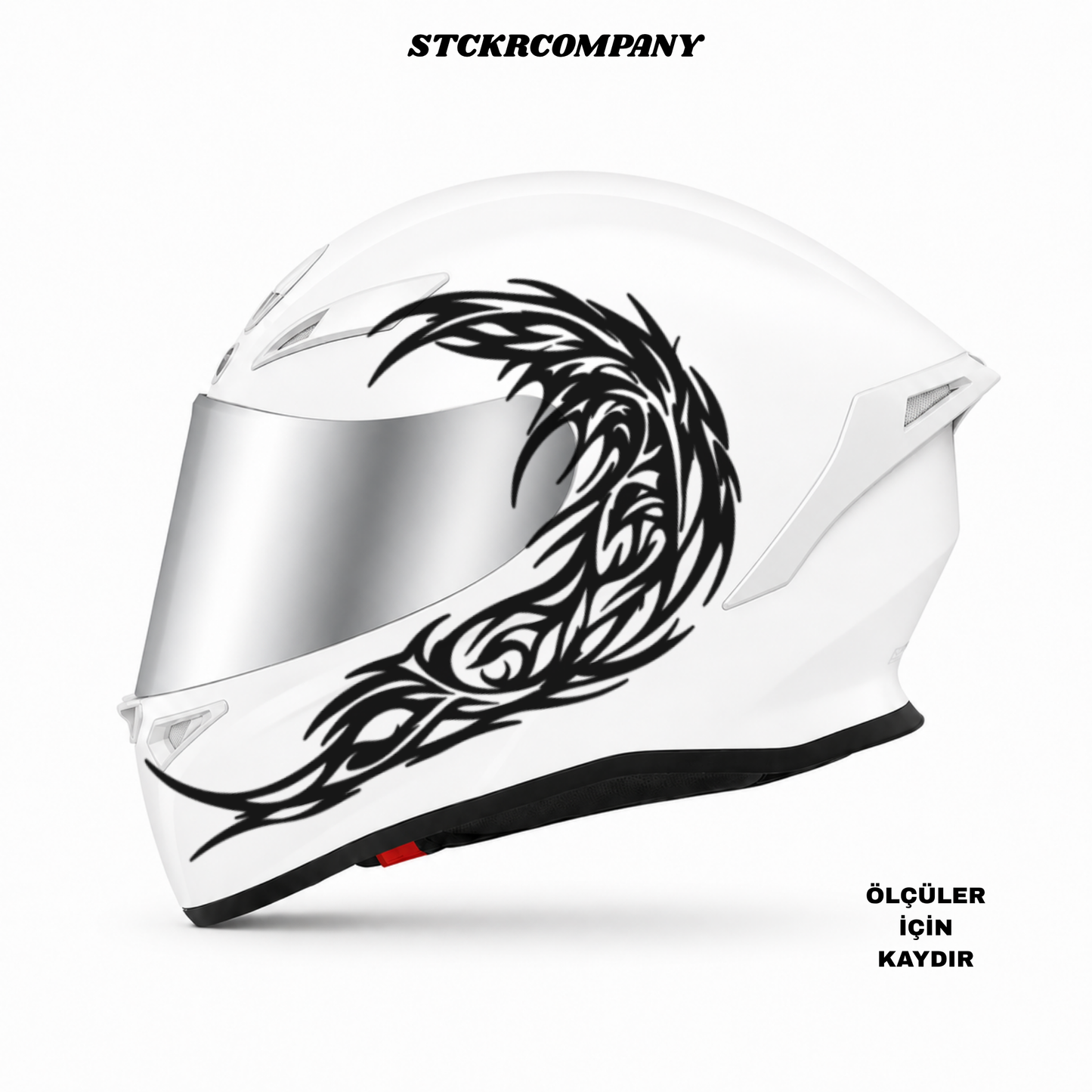 Tribal Dalga Kask Sticker
