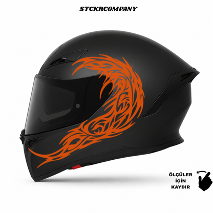 Tribal Dalga Kask Sticker