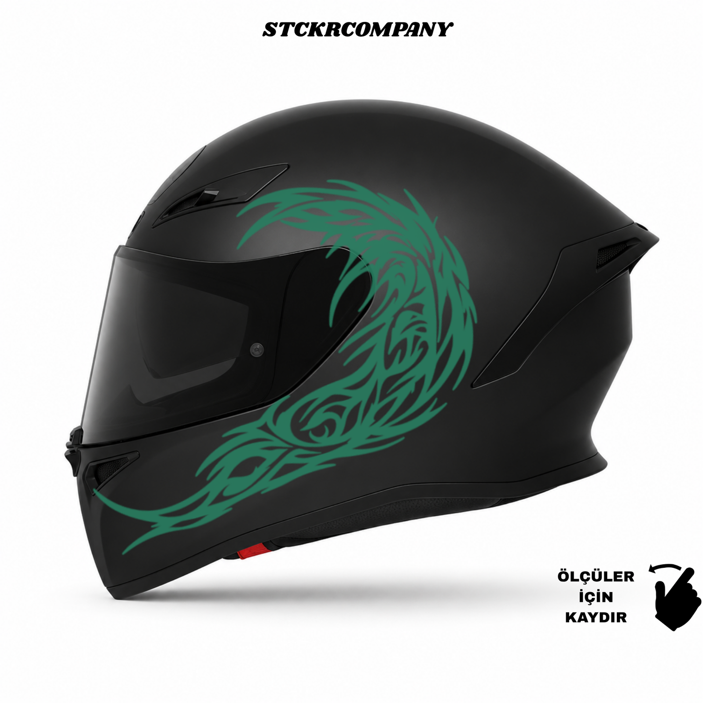 Tribal Dalga Kask Sticker