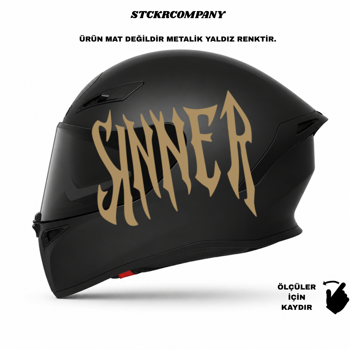 Sinner Kask Sticker